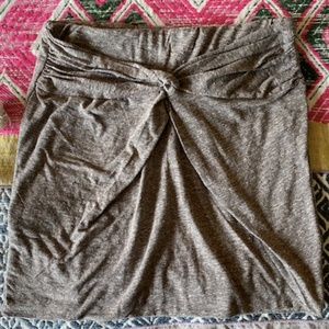 GREY KNOT SKIRT